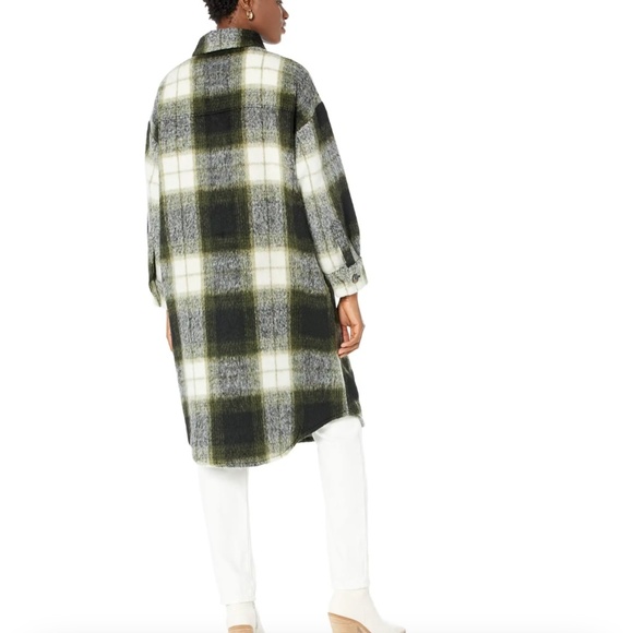 Steve Madden ◡̈ Oversized Flannel Plaid Chloe Shacket NWOT - Picture 13 of 13